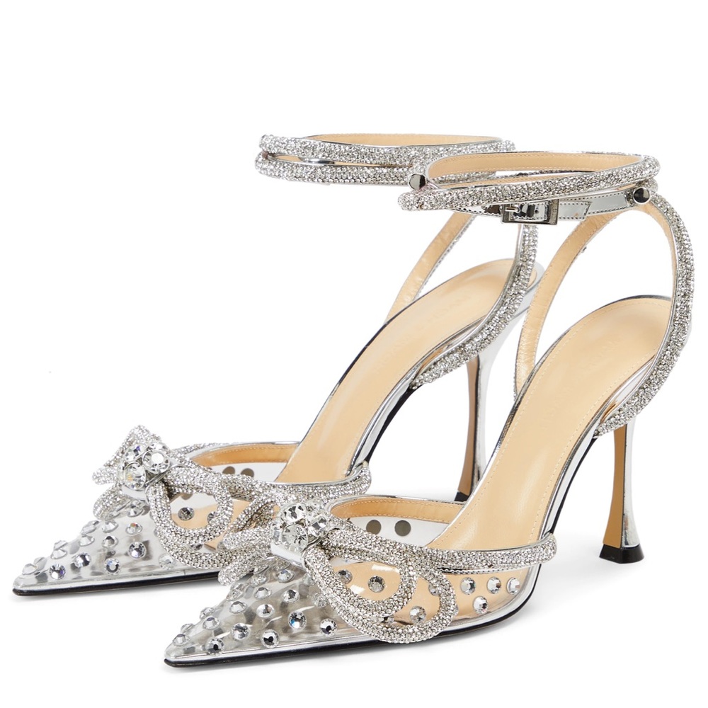 Mach & Mach Women's Double Bow Embellished Pumps